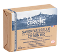 LA CORVETTE Dishwashing Soap Bar with Baking Soda and Organic Lemon | 200g French Soaps UK
