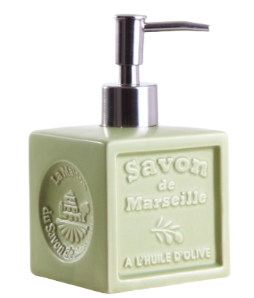Olive Ceramic Soap Dispenser
