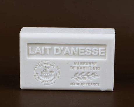 LA MAISON DU SAVON DE MARSEILLE Donkey Milk French Soap with Organic Shea Butter, 125g French Soaps UK