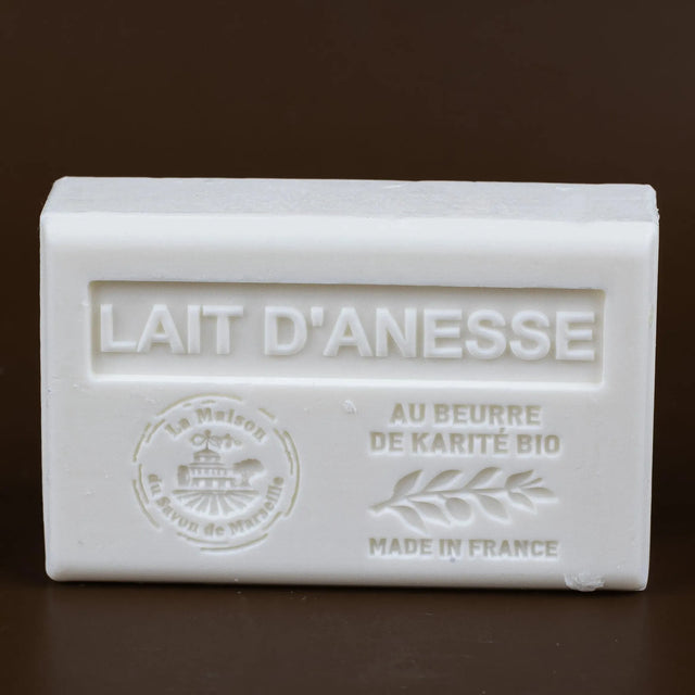 LA MAISON DU SAVON DE MARSEILLE Donkey Milk French Soap with Organic Shea Butter, 125g French Soaps UK