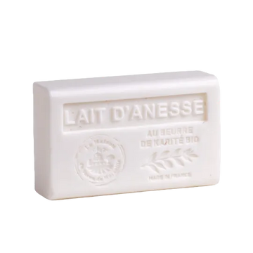 LA MAISON DU SAVON DE MARSEILLE Donkey Milk French Soap with Organic Shea Butter, 125g French Soaps UK