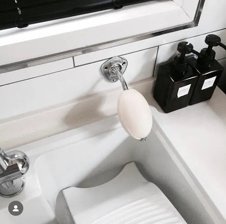 LA MAISON DU SAVON DE MARSEILLE Donkey Milk Rotating Wall Soap |  270g French Soaps UK