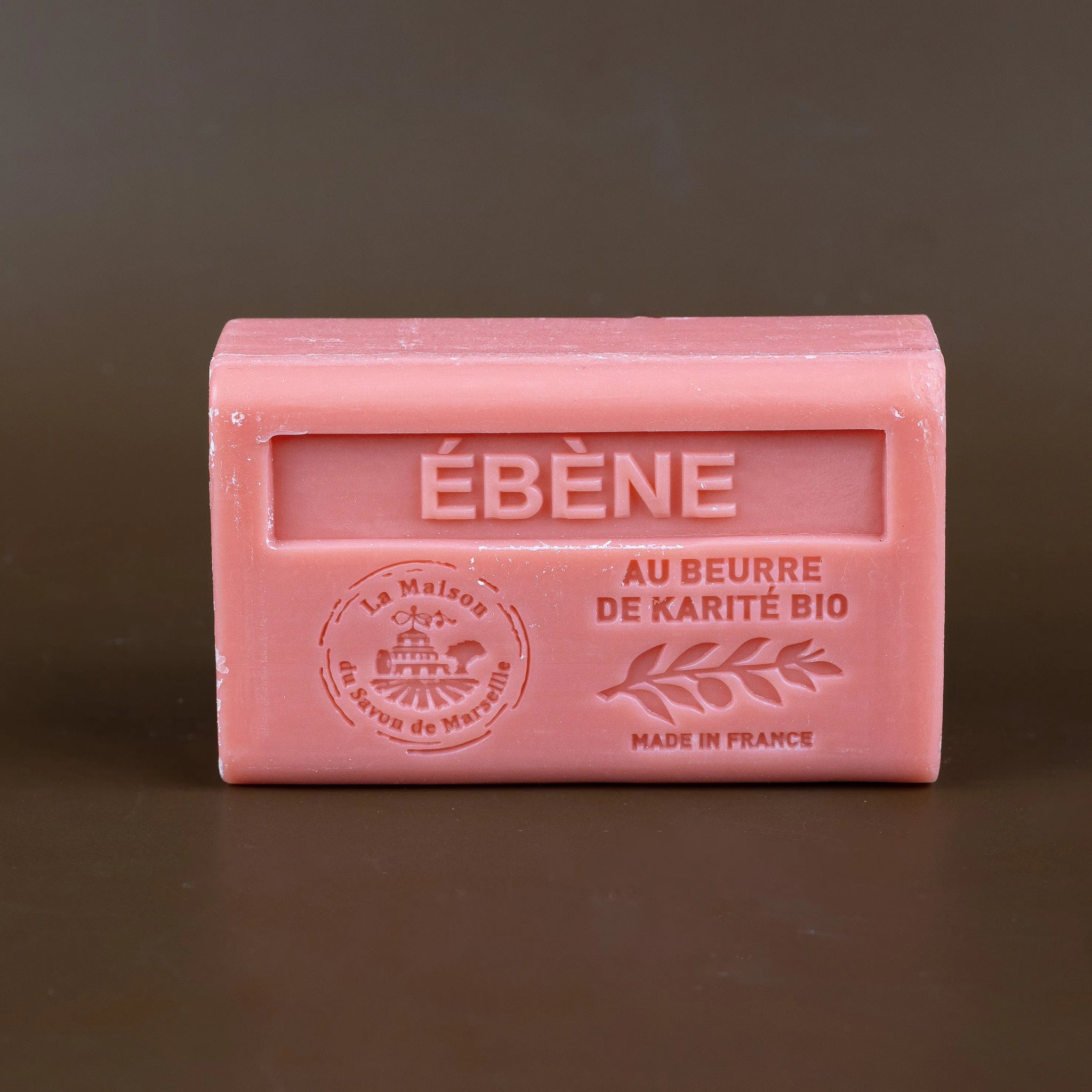 LA MAISON DU SAVON DE MARSEILLE Ebony French Soap with Organic Shea Butter, 125g French Soaps UK