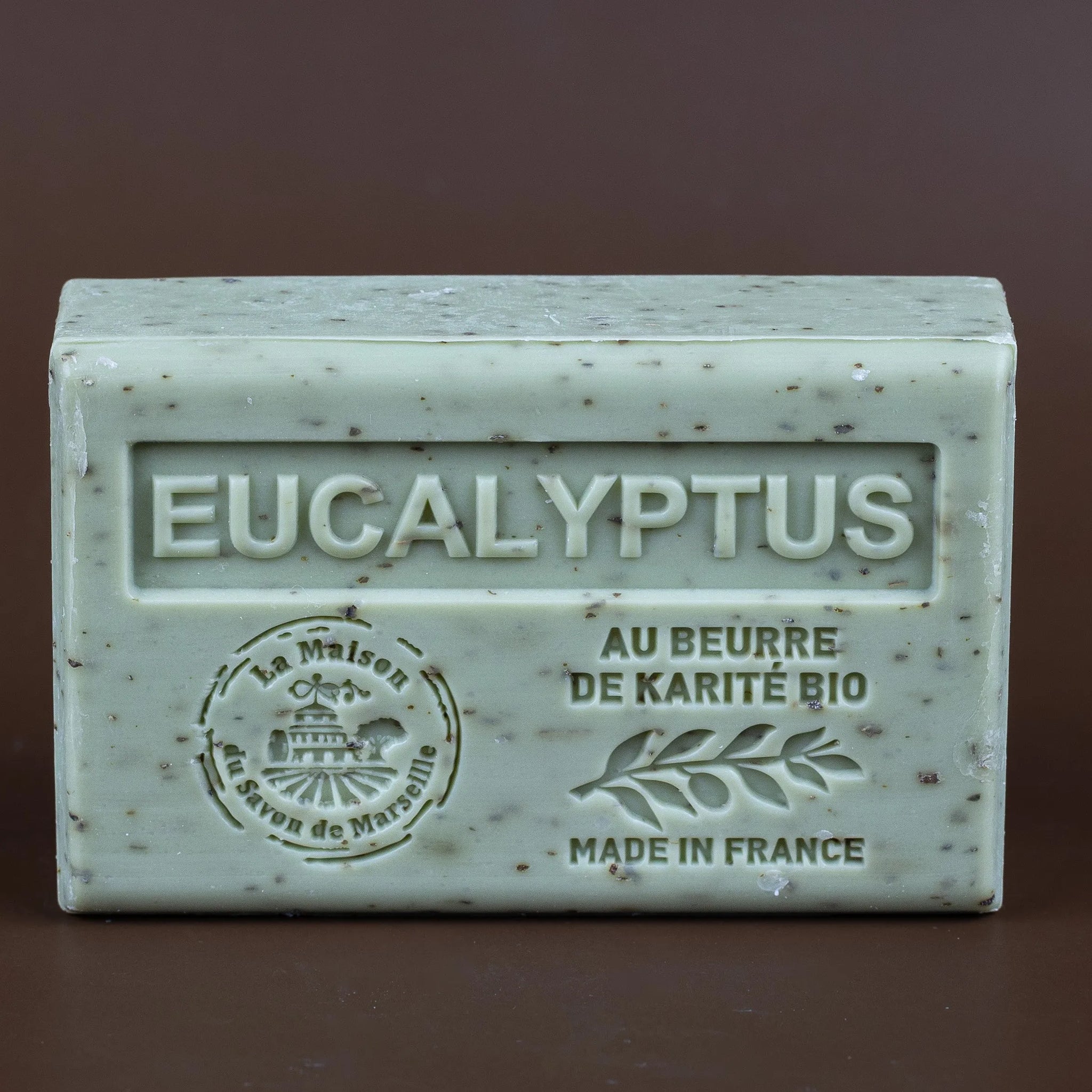 LA MAISON DU SAVON DE MARSEILLE Eucalyptus, French Soap with Organic Shea Butter, 125g French Soaps UK