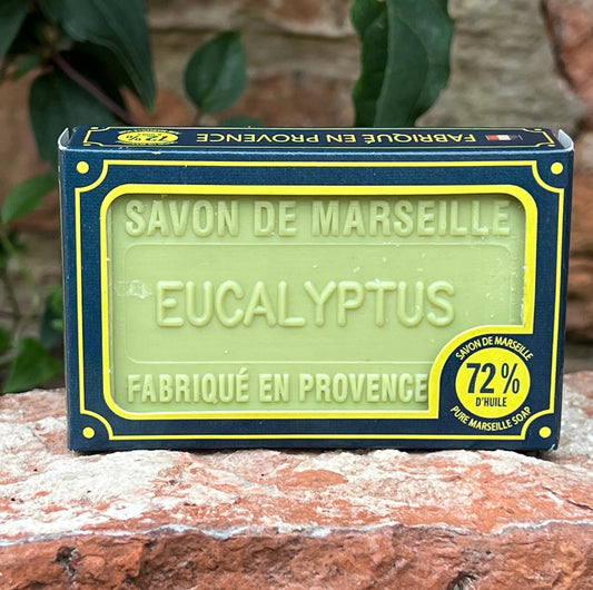 BLEU JAUNE Eucalyptus, Marseille Soap with Shea Butter | 100g French Soaps UK