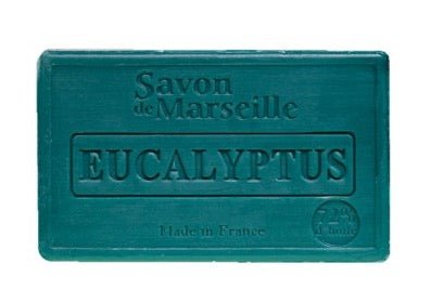 Eucalyptus Savon de Provence, Enriched with Sweet Almond Oil, 100g
