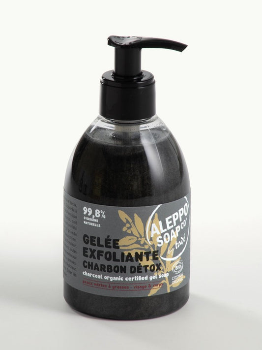 Organic Charcoal Liquid Soap, for Face & Body | 300ml