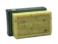 BLEU JAUNE Exfoliating Lemon (Citron Écorce), Marseille Soap with Shea Butter, 100g French Soaps UK