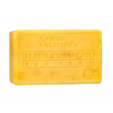 LE CHATELARD 1802 Exfoliating Orange Blossom Savon de Provence, enriched with Green Tea Leaves & Sweet Almond Oil | 100g French Soaps UK