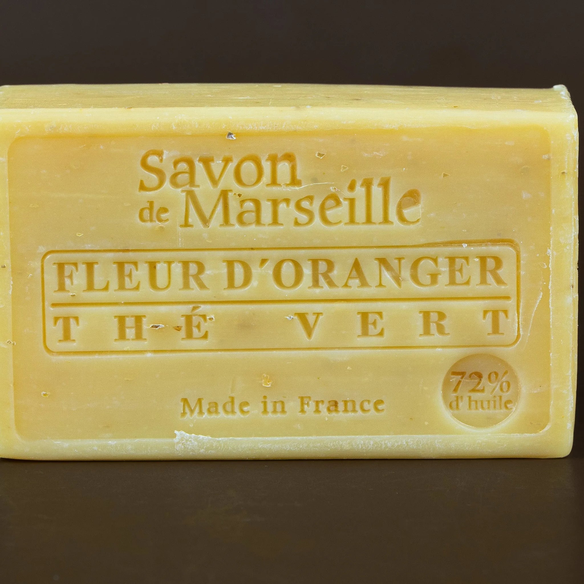 LE CHATELARD 1802 Exfoliating Orange Blossom Savon de Provence, enriched with Green Tea Leaves & Sweet Almond Oil | 100g French Soaps UK