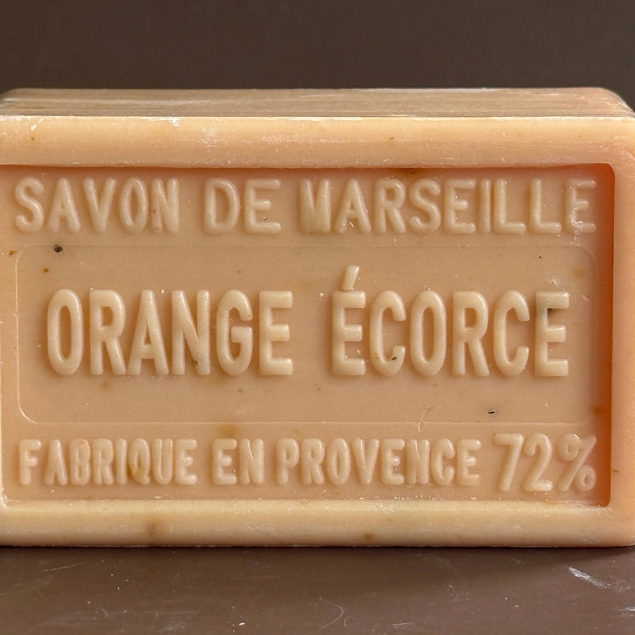 BLEU JAUNE Exfoliating Orange (Orange Écorce), Marseille Bath & Shower Bar, 250g French Soaps UK