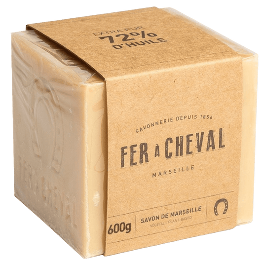 FER A CHEVAL Natural Savon de Marseille Cube | 600g French Soaps UK