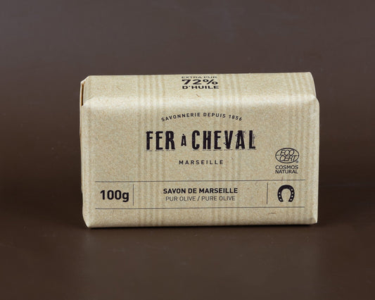 FER A CHEVAL Pure Olive Savonnettes de Marseille | 100g French Soaps UK