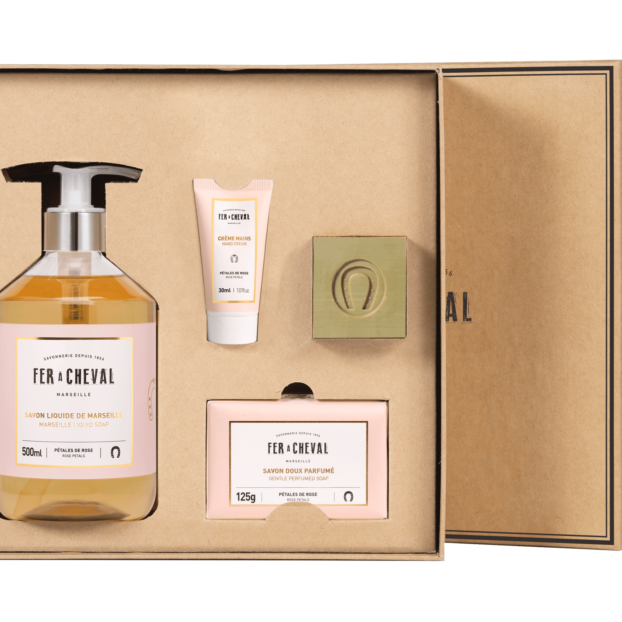FER A CHEVAL Rose Gift Box French Soaps UK