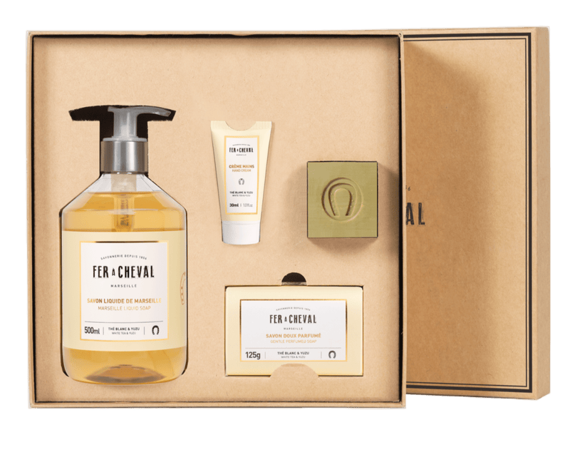FER A CHEVAL White Tea & Yuzu Gift Box French Soaps UK