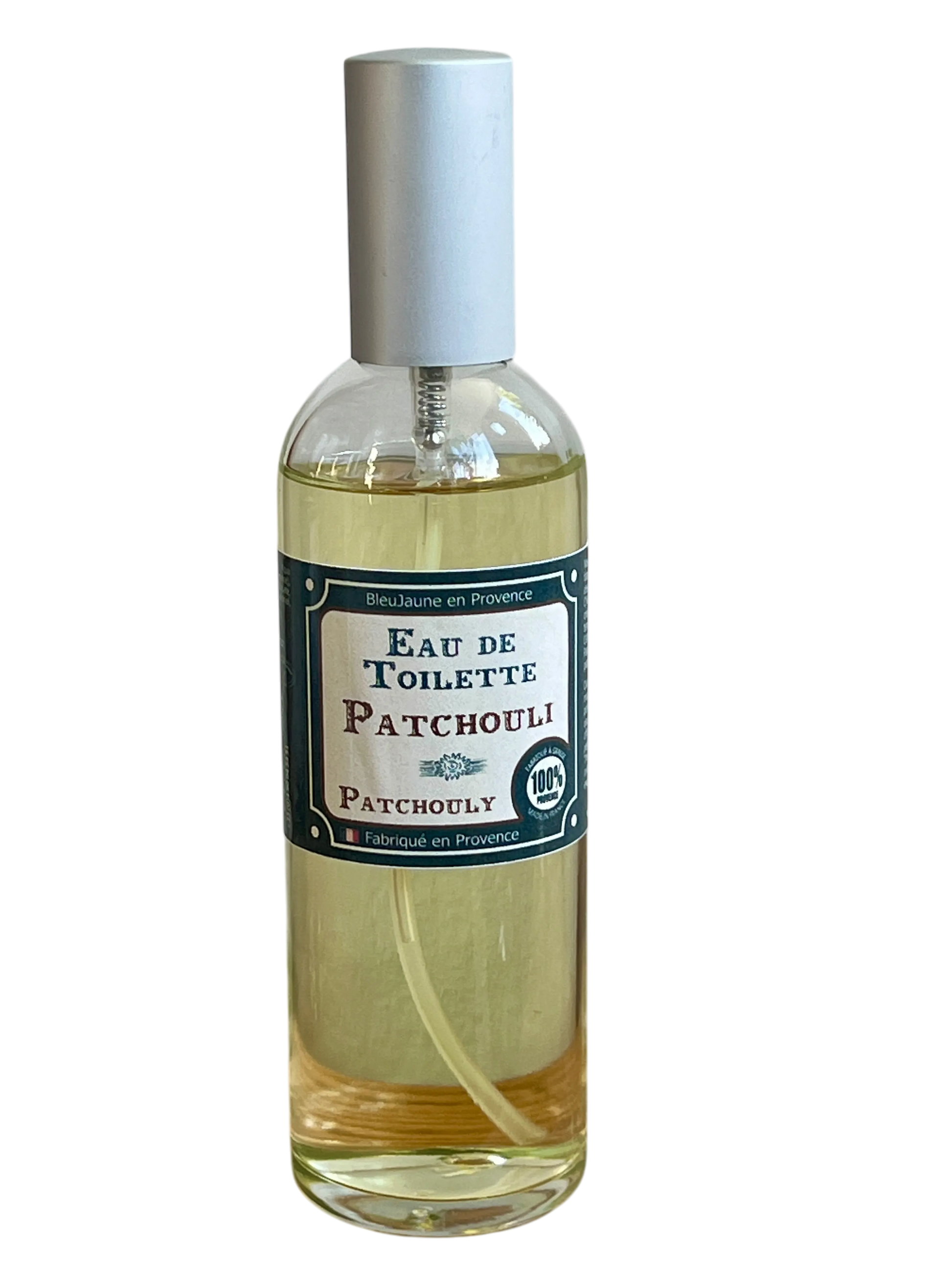 BLEU JAUNE Patchouli, Eau de Toilette from Grasse | 100ml French Soaps UK