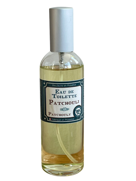 BLEU JAUNE Patchouli, Eau de Toilette from Grasse | 100ml French Soaps UK
