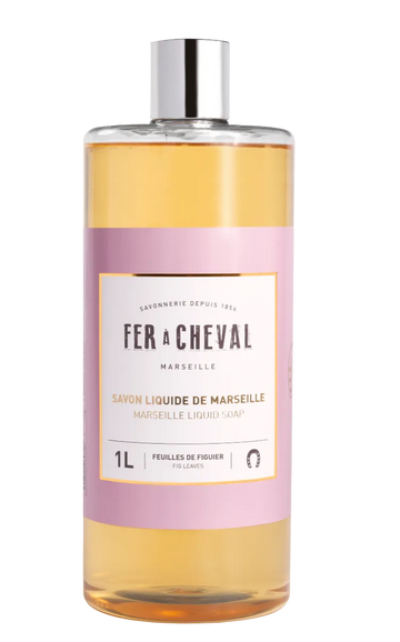 FER A CHEVAL Fig Leaf, Marseille Liquid Soap | 1L French Soaps UK