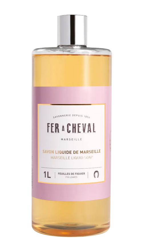 FER A CHEVAL Fig Leaf, Marseille Liquid Soap | 1L French Soaps UK