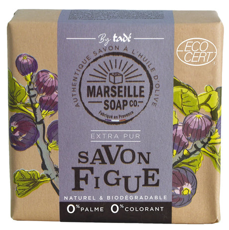 TADÉ PAYS DU LEVANT Fig Marseille Soap with Olive Oil | 100g French Soaps UK