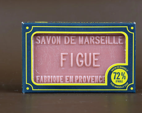 BLEU JAUNE Fig,  Marseille Soap with Shea Butter | 100g French Soaps UK