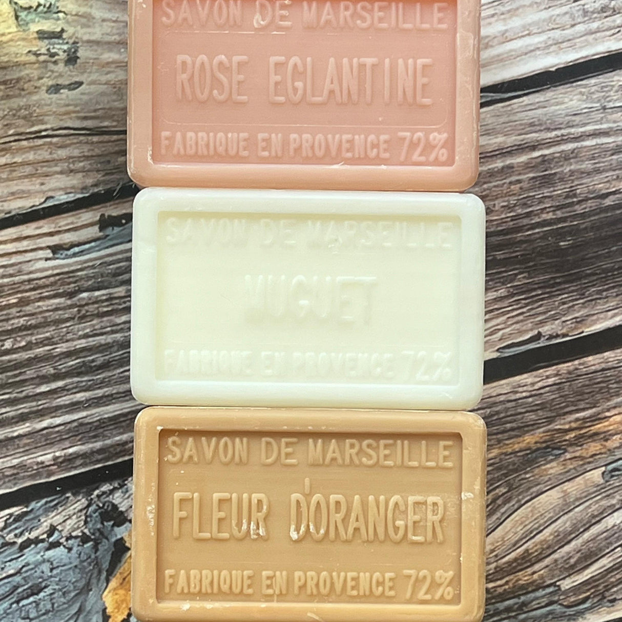 BLEU JAUNE Flowers and Blossoms Trio (worth £18.60) French Soaps UK