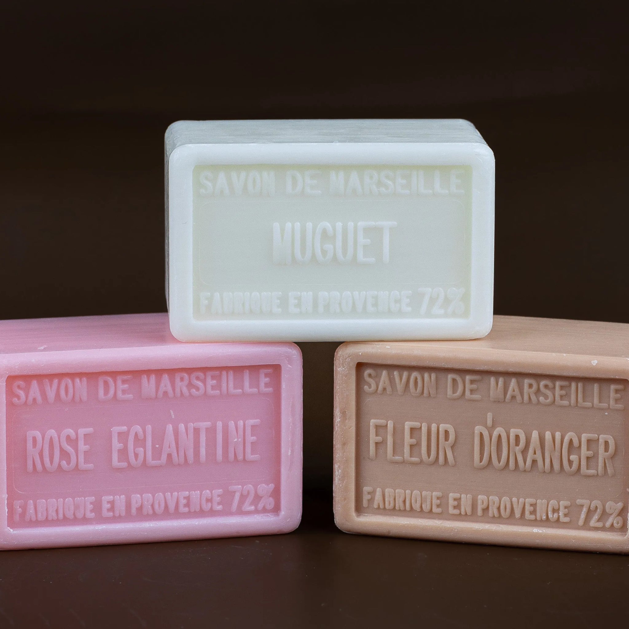 BLEU JAUNE Flowers and Blossoms Trio (worth £18.60) French Soaps UK