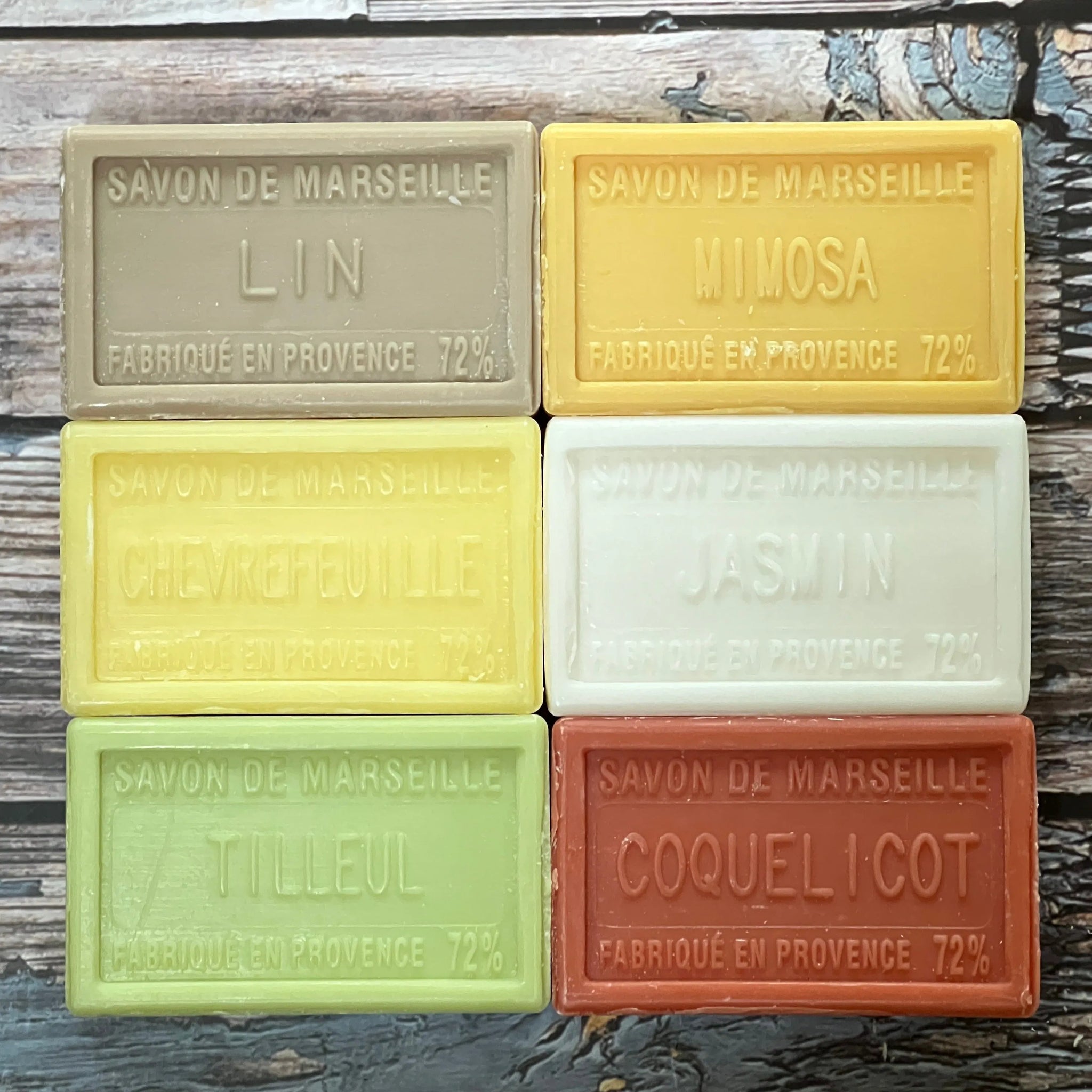 BLEU JAUNE Flowers of Provence (worth £20.40) French Soaps UK