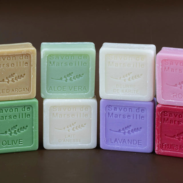 LE CHATELARD 1802 Fragranced Savon de Marseille Guest Soaps,  Individually wrapped | 10 x 30g French Soaps UK