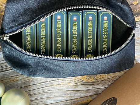 FRENCH SOAPS FRENCH SOAPS DENIM POUCH French Soaps UK