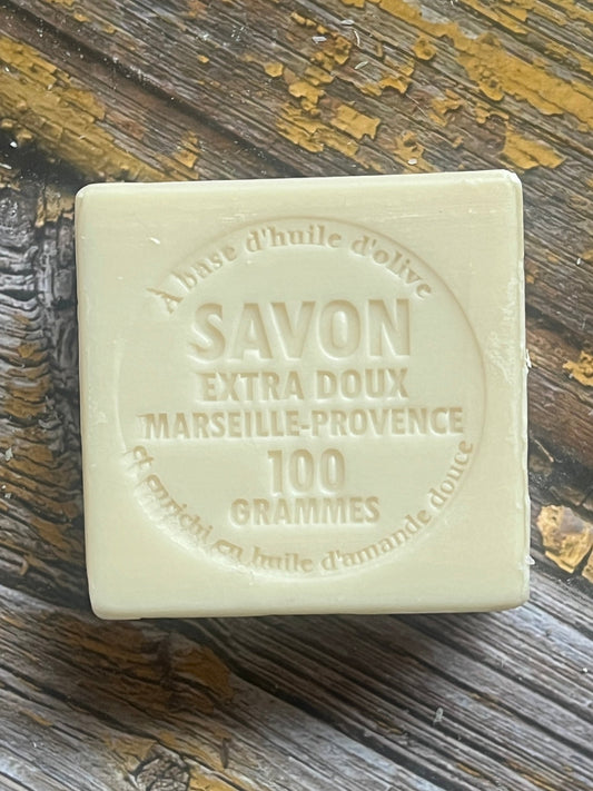 Gardenia Marseille Soap, 72% Coconut, Olive and Almond Oil, 100g |  PALM FREE