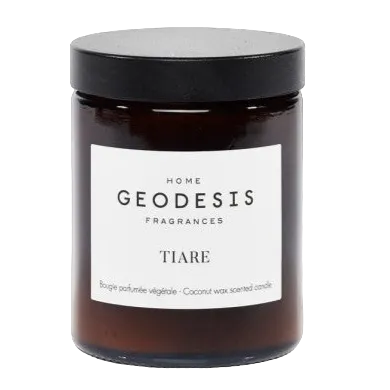 GEODESIS Gardenia (Tiare Flower), Polynesia, Candle by Geodesis French Soaps UK