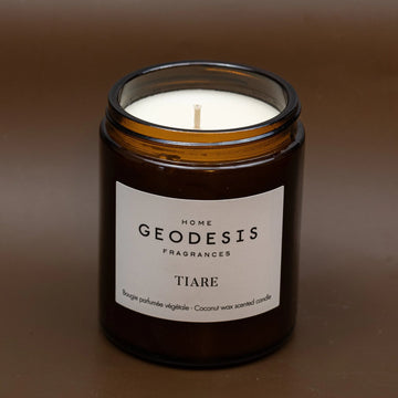 GEODESIS Gardenia (Tiare Flower), Polynesia, Candle by Geodesis French Soaps UK