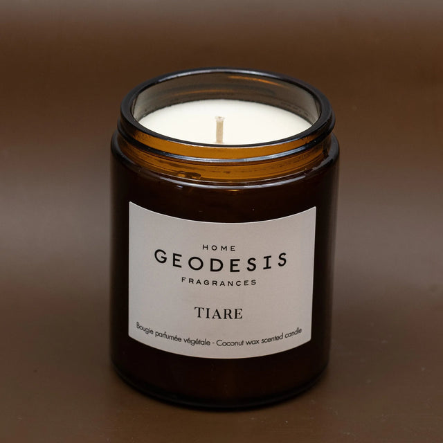 GEODESIS Gardenia (Tiare Flower), Polynesia, Candle by Geodesis French Soaps UK