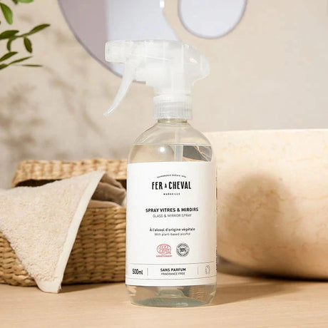 FER A CHEVAL Glass and Window Spray, with Vinegar | 500ml French Soaps UK