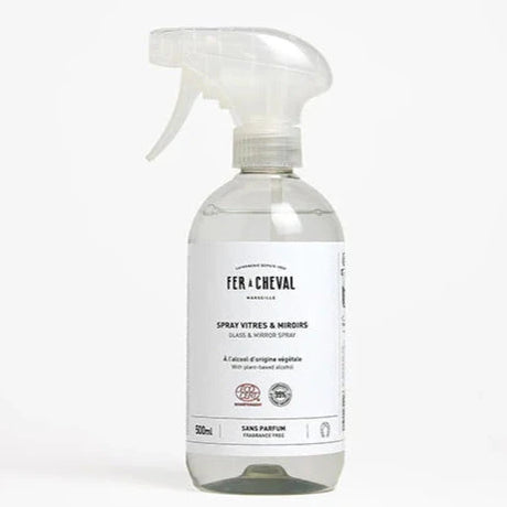 FER A CHEVAL Glass and Window Spray, with Vinegar | 500ml French Soaps UK