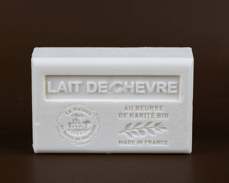 LA MAISON DU SAVON DE MARSEILLE Goats Milk French Soap with organic Shea Butter 125g French Soaps UK