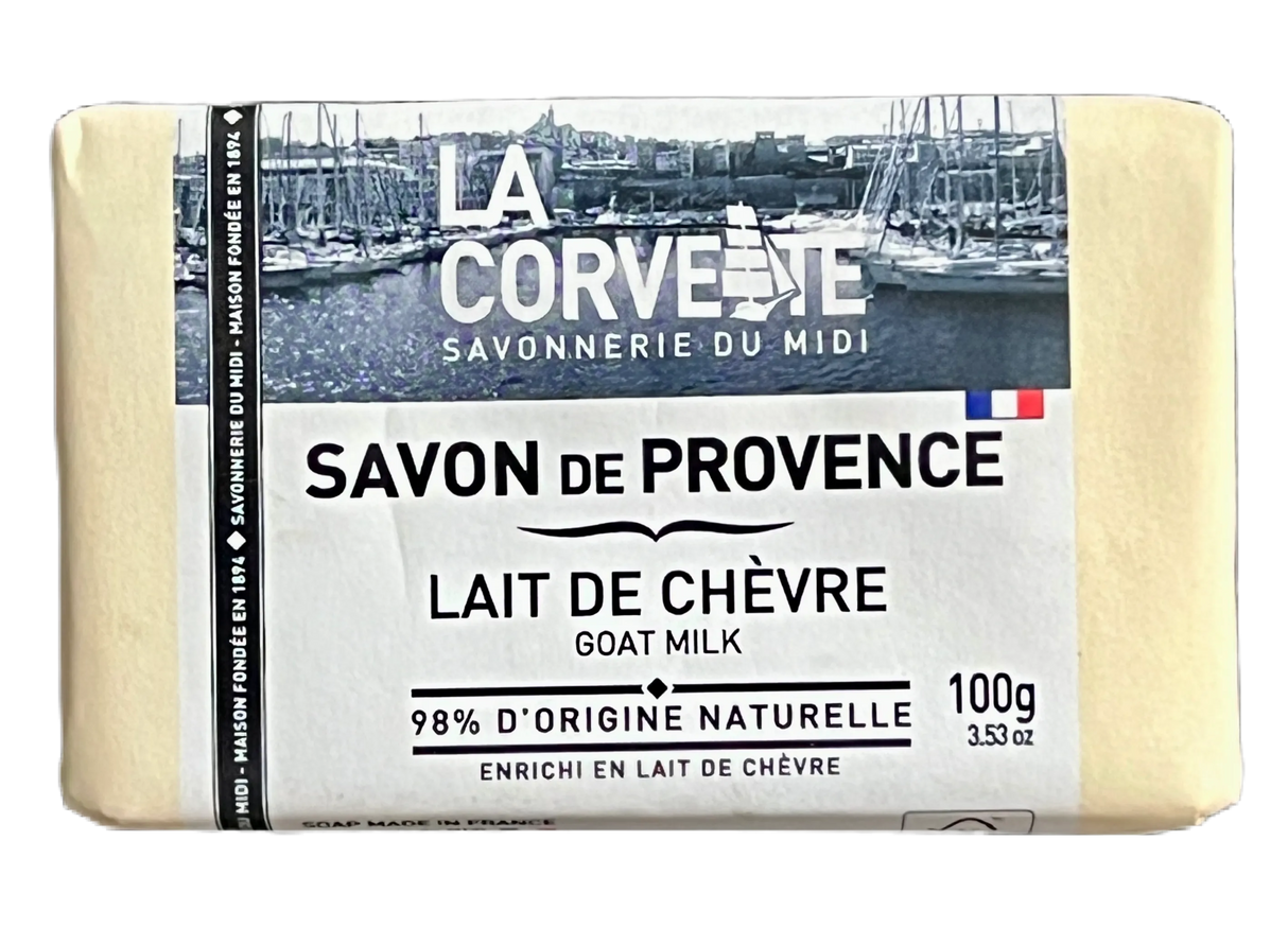 LA CORVETTE Goat's Milk, Savon de Provence, 100g French Soaps UK