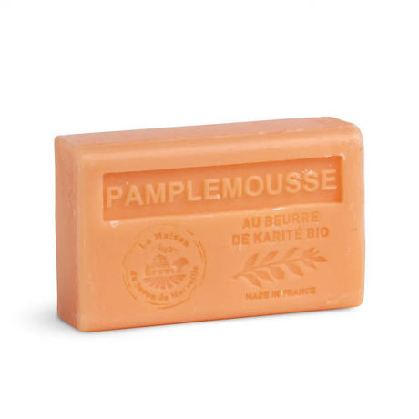 LA MAISON DU SAVON DE MARSEILLE Grapefruit (pamplemousse) French Soap with Organic Shea Butter 125g French Soaps UK