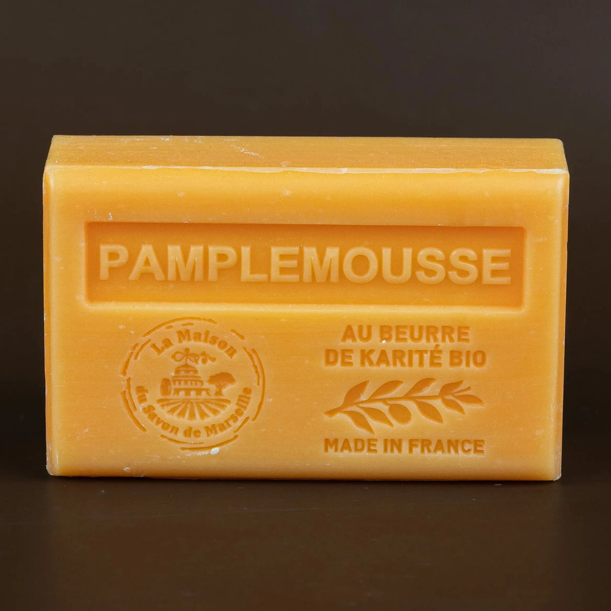 LA MAISON DU SAVON DE MARSEILLE Grapefruit (pamplemousse) French Soap with Organic Shea Butter 125g French Soaps UK