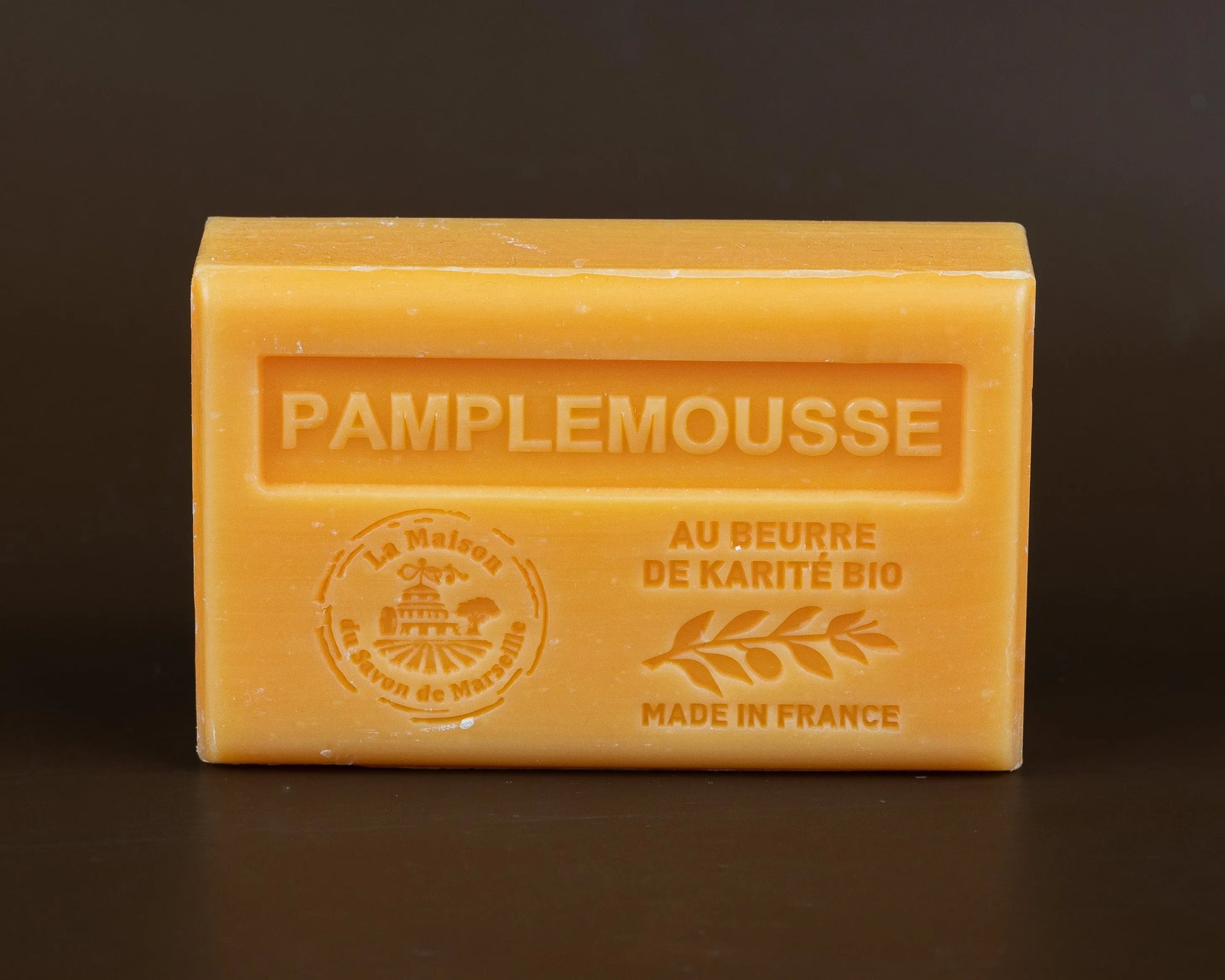 LA MAISON DU SAVON DE MARSEILLE Grapefruit (pamplemousse) French Soap with Organic Shea Butter 125g French Soaps UK