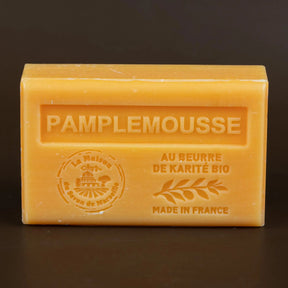 LA MAISON DU SAVON DE MARSEILLE Grapefruit (pamplemousse) French Soap with Organic Shea Butter 125g French Soaps UK