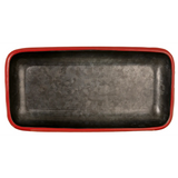 TADÉ PAYS DU LEVANT Graphite & Red Enamel Sink & Bathroom Tray French Soaps UK