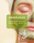 TADÉ PAYS DU LEVANT Green Clay Powder, for Oily or Acne Prone Skin on Face & Body | 200g French Soaps UK