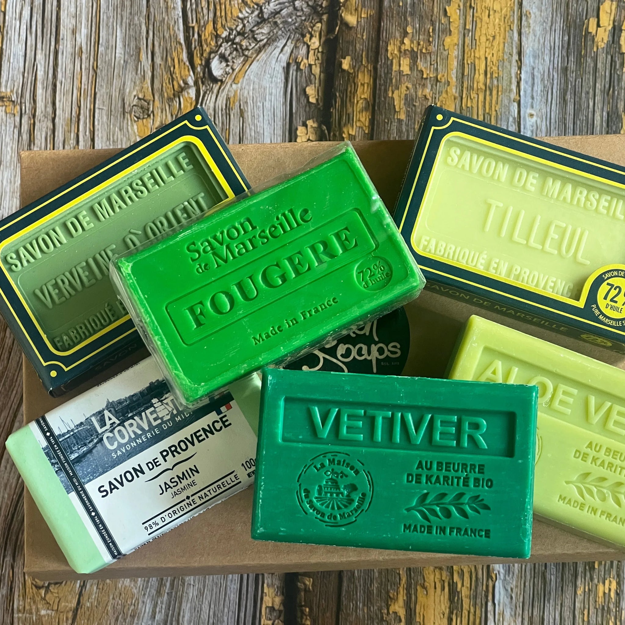 FRENCH SOAPS Green Soap Discovery Box French Soaps UK