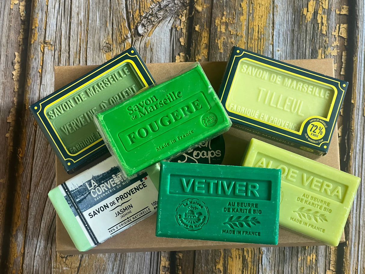 FRENCH SOAPS Green Soap Discovery Box French Soaps UK