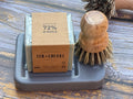 Bastide & Olivier Grey Ceramic Soap Dish for Marseille Soap Cubes French Soaps UK