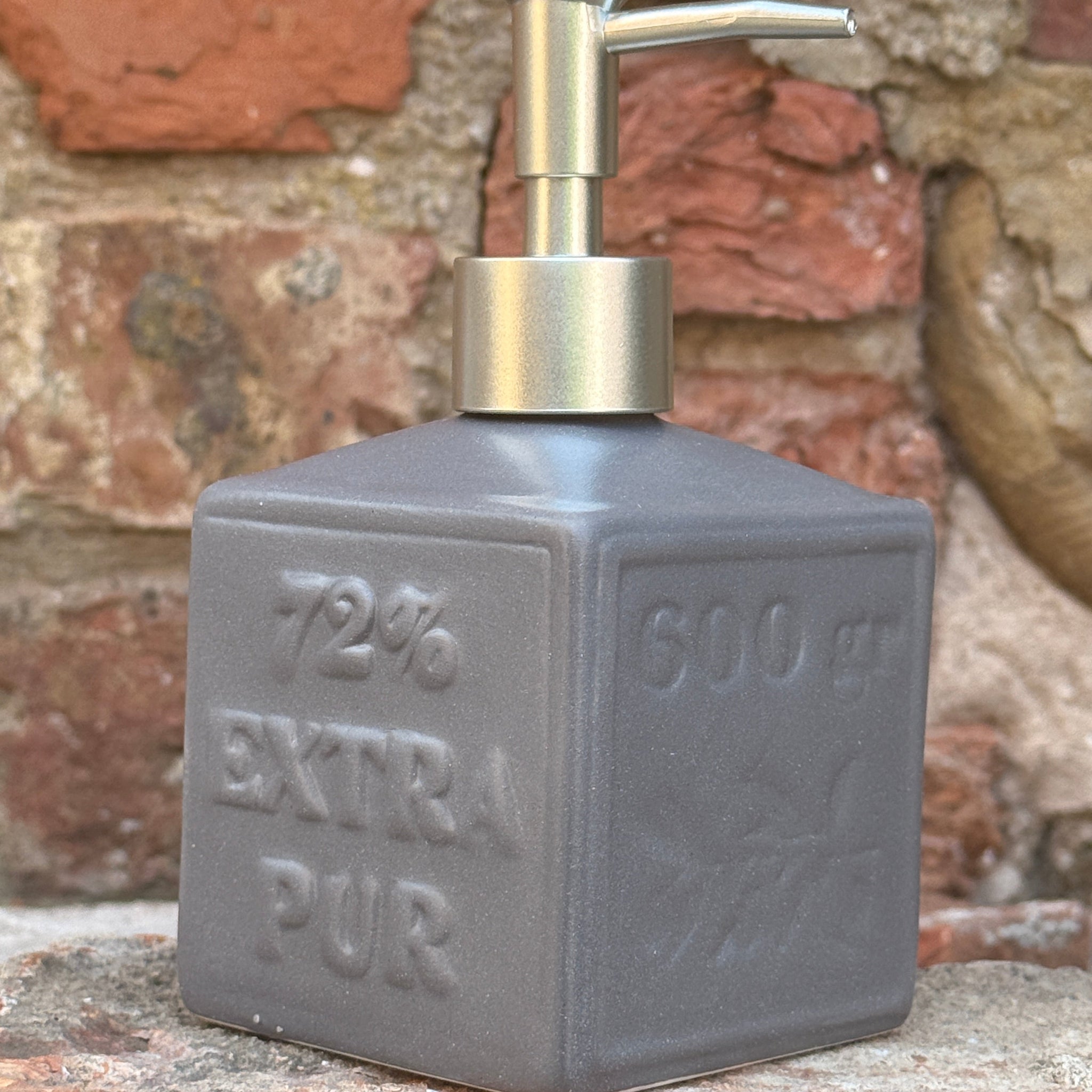 Bastide & Olivier Grey Ceramic Soap Dispenser French Soaps UK