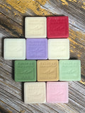 LE CHATELARD 1802 Fragranced Savon de Marseille Guest Soaps,  Individually wrapped | 10 x 30g French Soaps UK