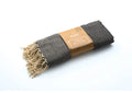 TADÉ PAYS DU LEVANT Hammam Towel, Organic Cotton, Black French Soaps UK